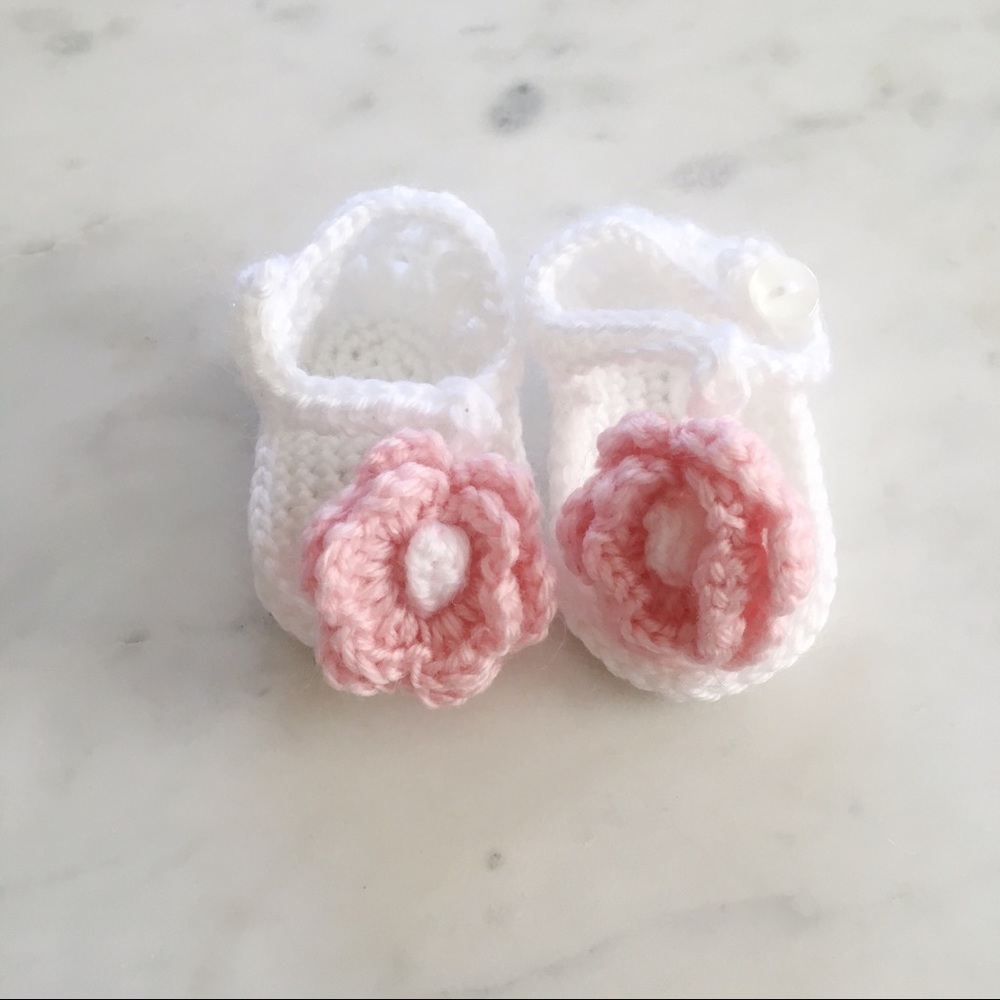 Crocheted Baby Sandals